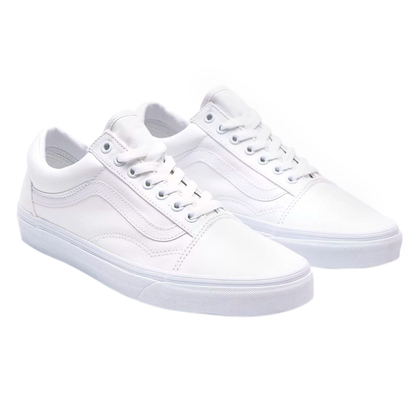 TENIS VANS OLD SKOOL PARA DAMA COLOR BLANCO