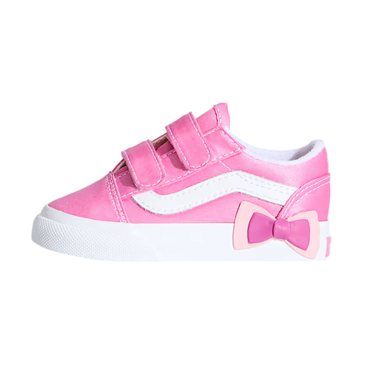 TENIS VANS OLD SKOOL V INFANTIL COLOR ROSA