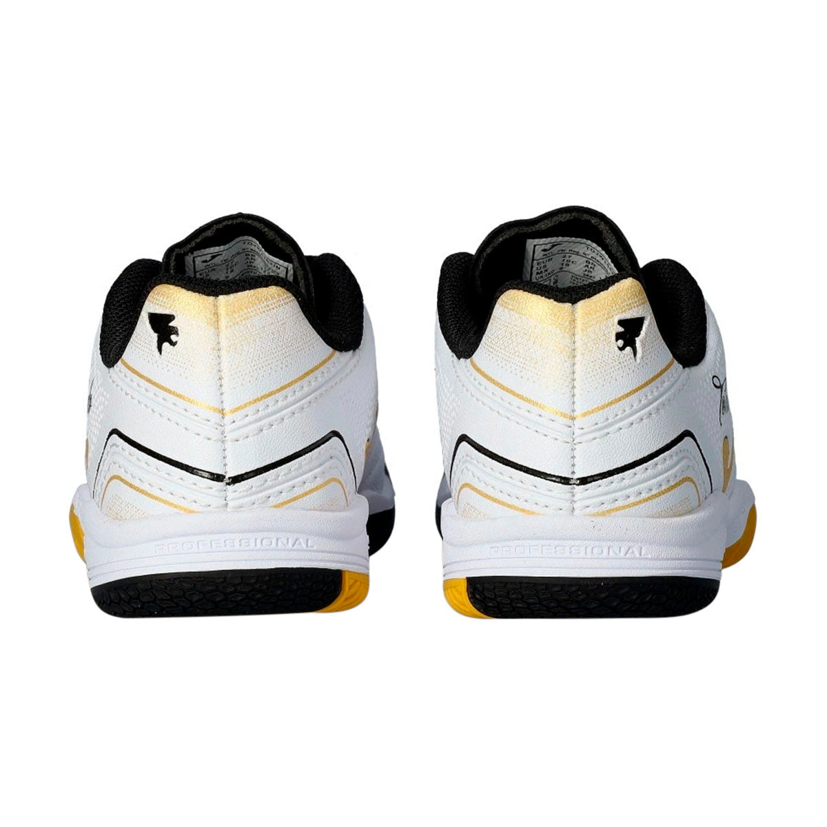 TENIS JOMA TOLEDO JR JUVENIL COLOR BLANCO NEGRO ORO