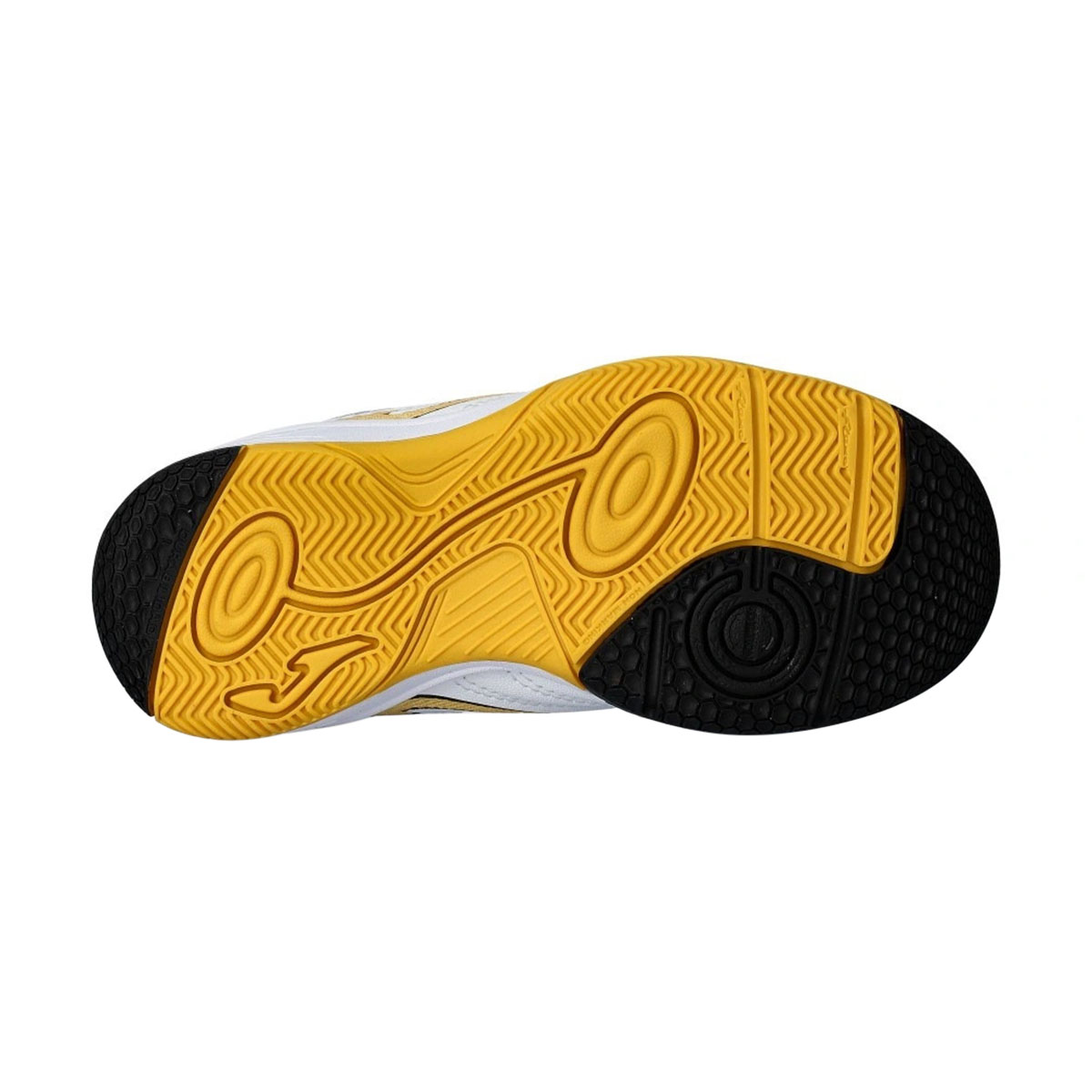 TENIS JOMA TOLEDO JR JUVENIL COLOR BLANCO NEGRO ORO