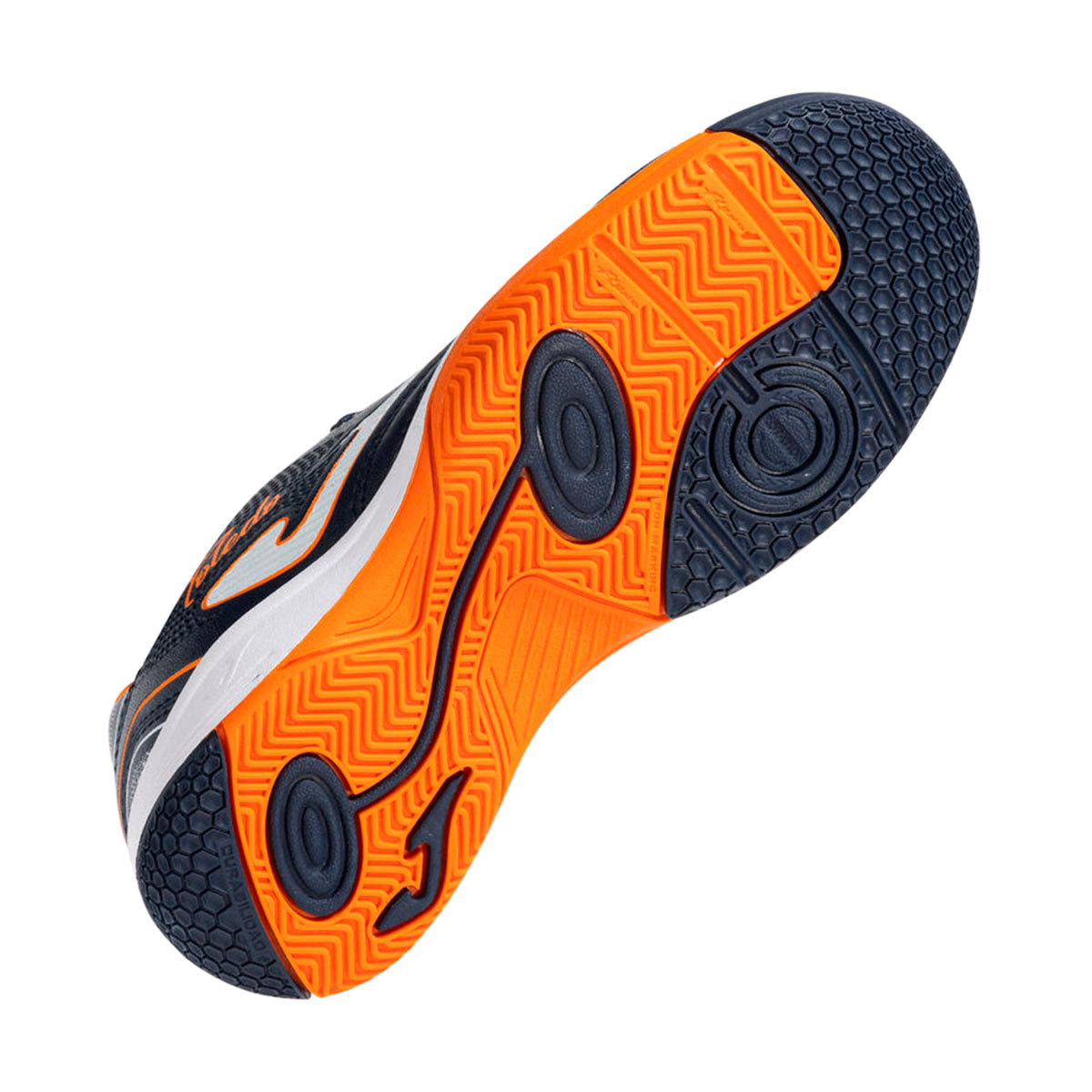 TENIS JOMA TOLEDO JR IN JUVENIL COLOR AZUL MARINO NARANJA