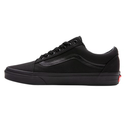 TENIS VANS OLD SKOOL UNISEX COLOR NEGRO MONOCROMO