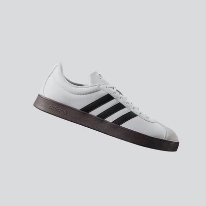 TENIS ADIDAS VL COURT BASE PARA CABALLERO COLOR BLANCO NEGRO