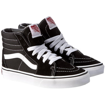 TENIS VANS SK8 HI PARA NIÑO COLOR NEGRO BLANCO