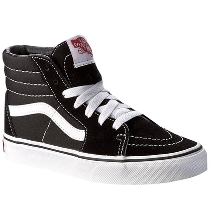 TENIS VANS SK8 HI PARA NIÑO COLOR NEGRO BLANCO