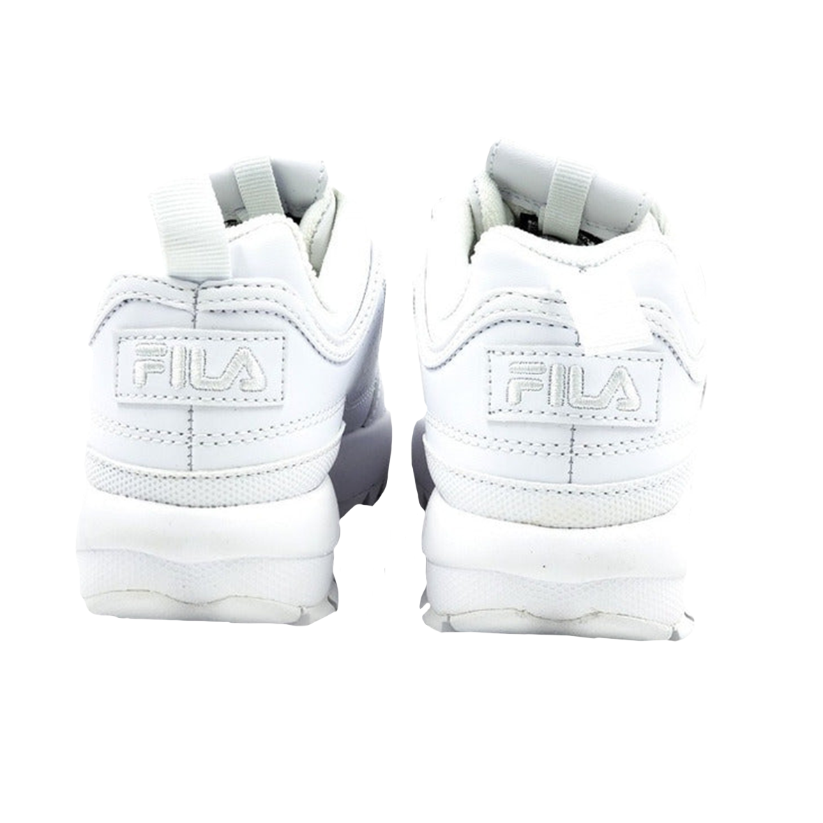 TENIS FILA DISRUPTOR  UNISEX COLOR BLANCO BLANCO