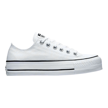 TENIS CONVERSE CHUCK TAYLOR ALL STAR LIFT PARA DAMA COLOR BLANCO