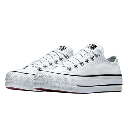 TENIS CONVERSE CHUCK TAYLOR ALL STAR LIFT PARA DAMA COLOR BLANCO