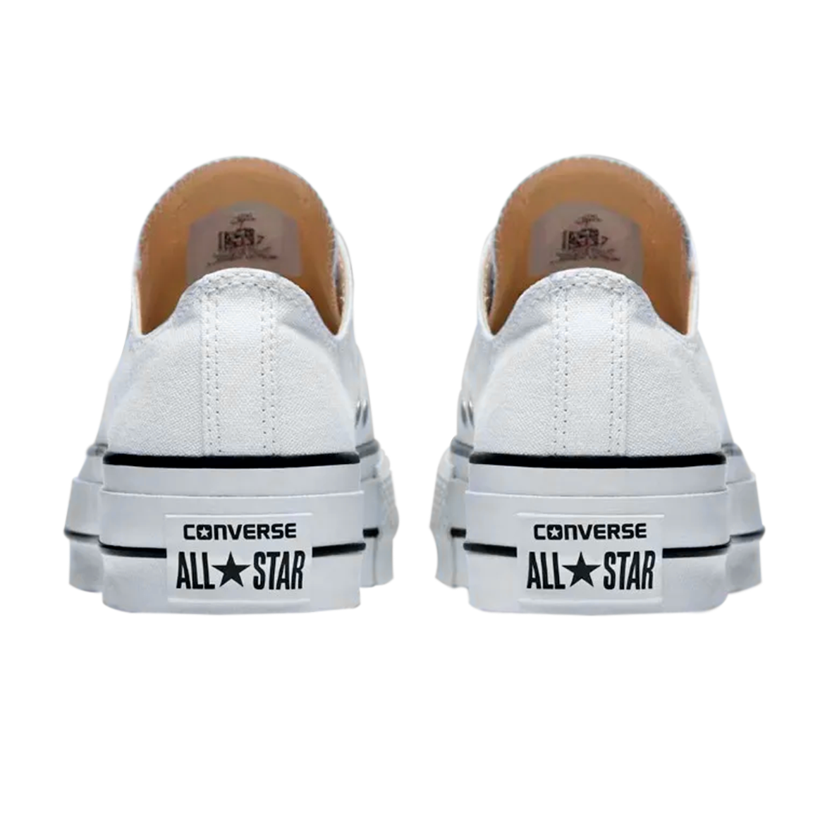 TENIS CONVERSE CHUCK TAYLOR ALL STAR LIFT PARA DAMA COLOR BLANCO