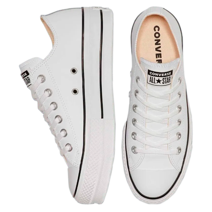 TENIS CONVERSE CHUCK TAYLOR ALL STAR LIFT PARA DAMA COLOR BLANCO