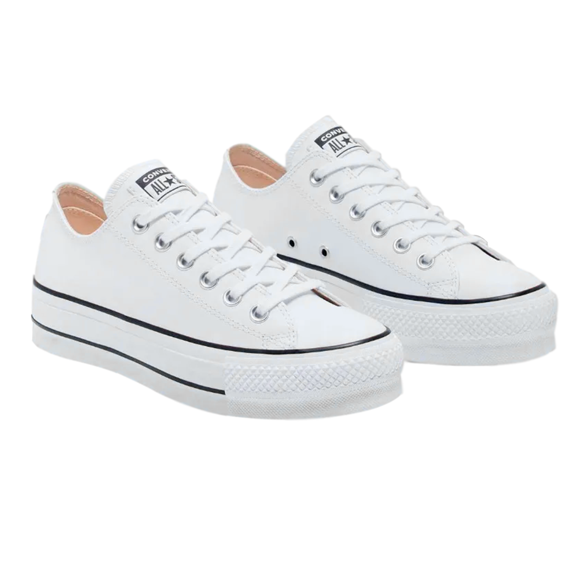 TENIS CONVERSE CHUCK TAYLOR ALL STAR LIFT PARA DAMA COLOR BLANCO