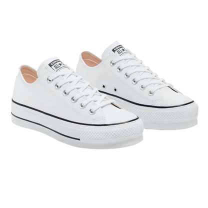 TENIS CONVERSE CHUCK TAYLOR ALL STAR LIFT PARA DAMA COLOR BLANCO