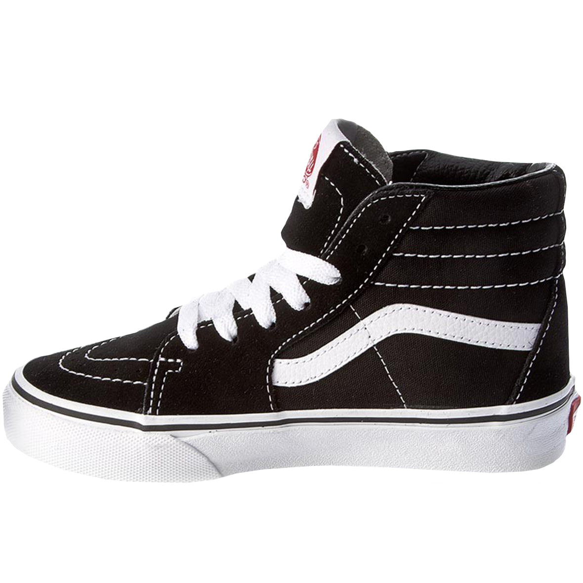 TENIS VANS SK8 HI PARA NIÑO COLOR NEGRO BLANCO
