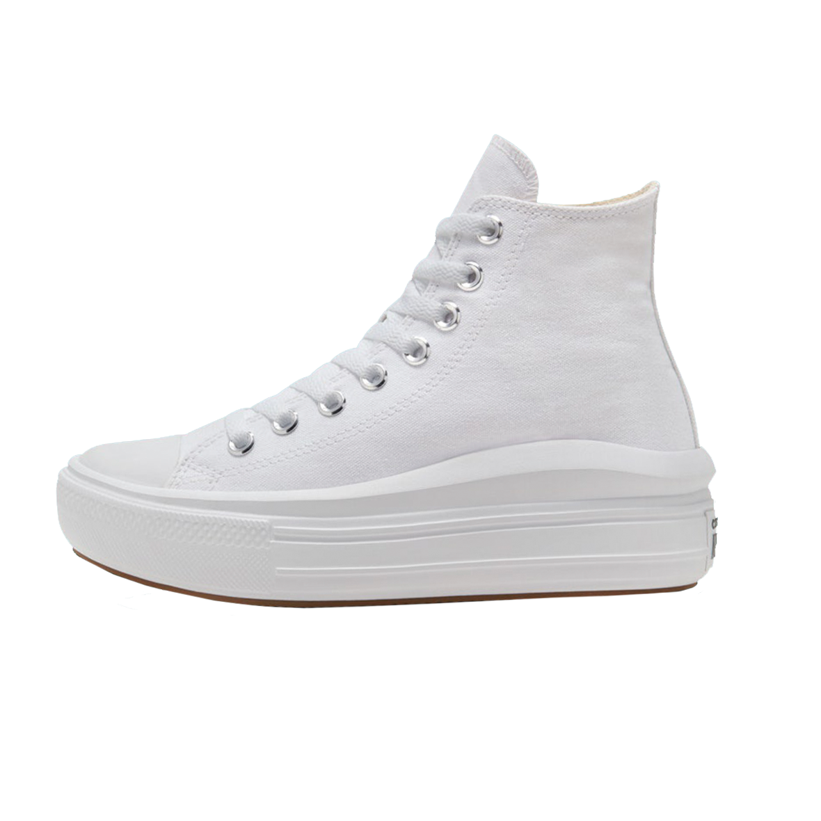TENIS CONVERSE CHUCK TAYLOR ALL STAR MOVE HI PARA DAMA COLOR BLANCO