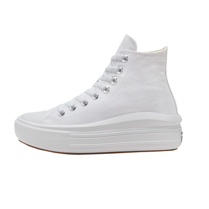 TENIS CONVERSE CHUCK TAYLOR ALL STAR MOVE HI PARA DAMA COLOR BLANCO