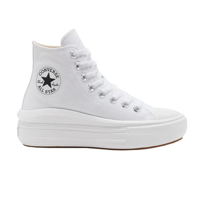 TENIS CONVERSE CHUCK TAYLOR ALL STAR MOVE HI PARA DAMA COLOR BLANCO