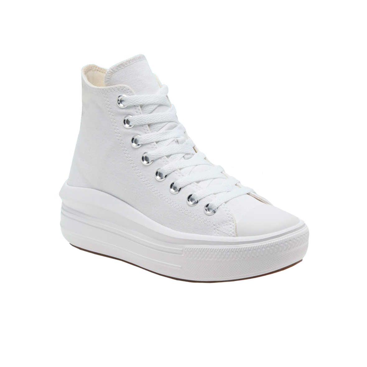 TENIS CONVERSE CHUCK TAYLOR ALL STAR MOVE HI PARA DAMA COLOR BLANCO