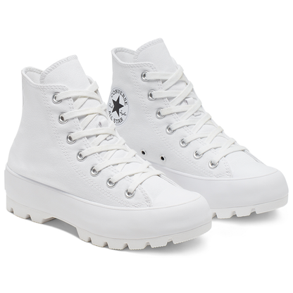 TENIS CONVERSE CHUCK TAYLOR LUGGED HI PARA DAMA COLOR BLANCO