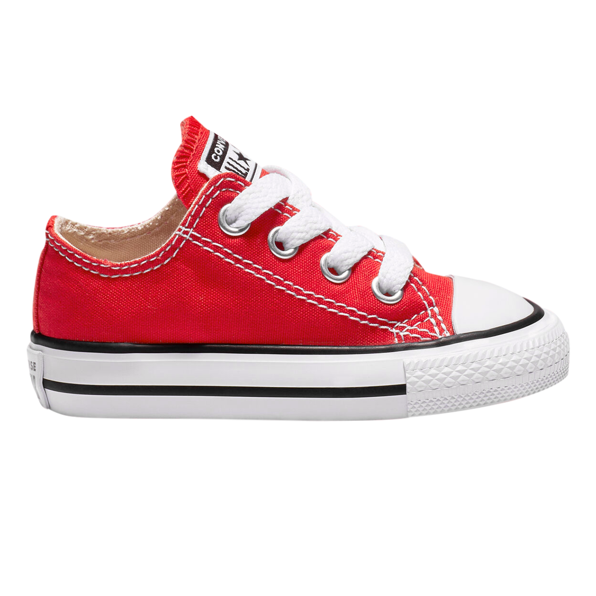TENIS CONVERSE CHUCK TAYLOR ALL STAR OX INFANTIL COLOR ROJO