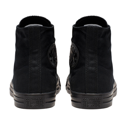 TENIS CONVERSE CHUCK TARYLOR ALL STAR HI UNISEX COLOR NEGRO MONOCROMO