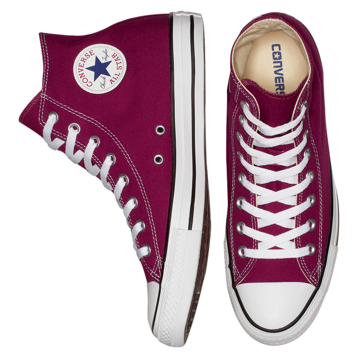 TENIS CONVERSE CHUCK TAYLOR ALL STAR UNISEX HI COLOR VINO
