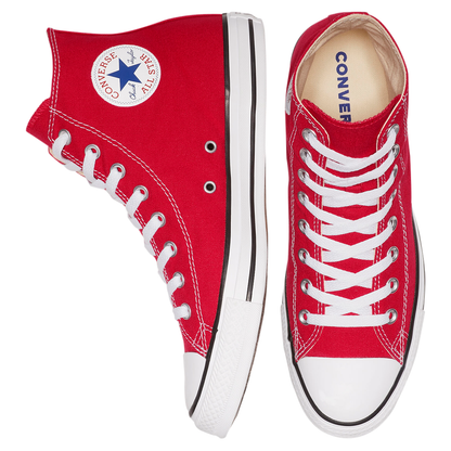 TENIS CONVERSE CHUCK TAYLOR ALL STAR HI UNISEX COLOR ROJO