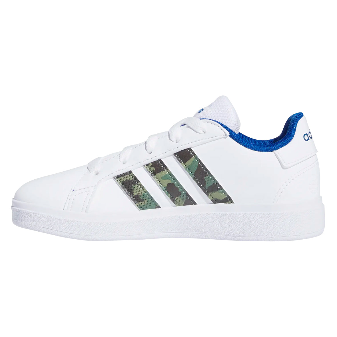 TENIS ADIDAS GRAND COURT JUVENIL COLOR BLANCO VERDE