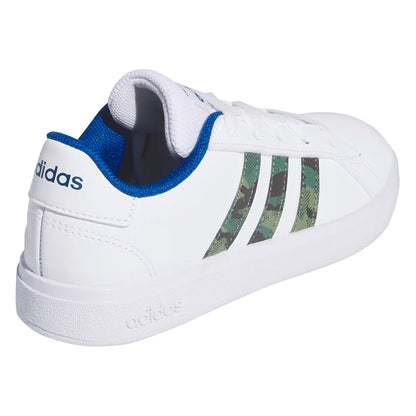 TENIS ADIDAS GRAND COURT JUVENIL COLOR BLANCO VERDE