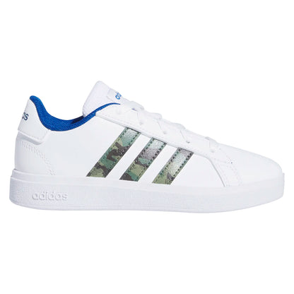 TENIS ADIDAS GRAND COURT JUVENIL COLOR BLANCO VERDE