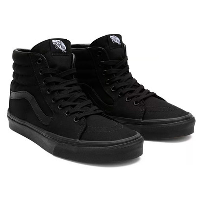 TENIS VANS SK8 HI UNISEX COLOR NEGRO MONOCROMO
