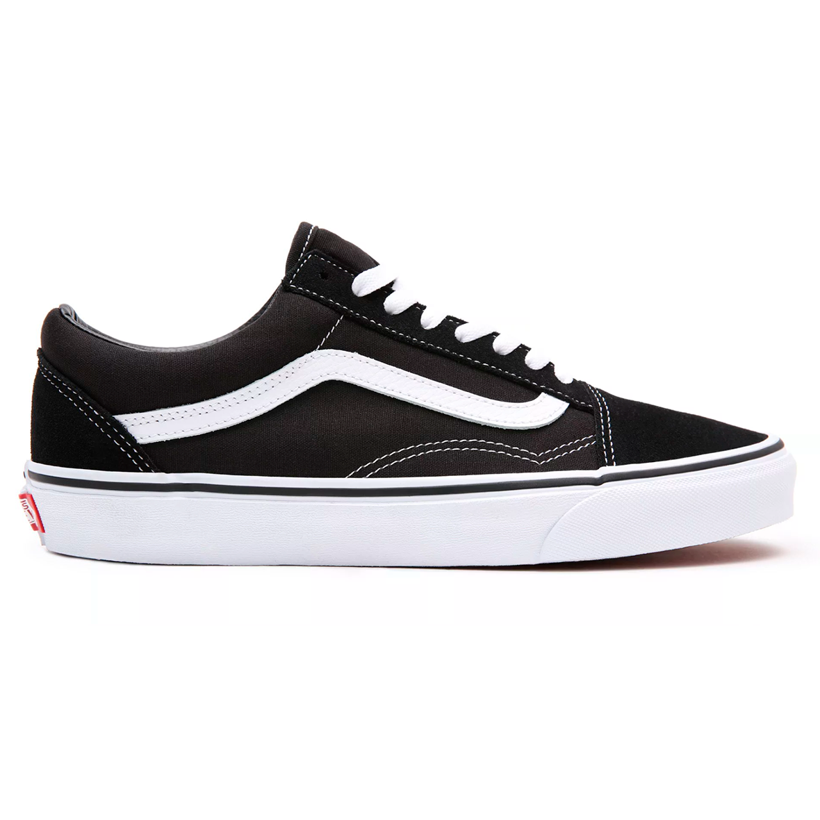 TENIS VANS OLD SKOOL UNISEX COLOR NEGRO BLANCO