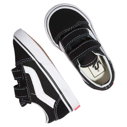 TENIS VANS OLD SKOOL INFANTIL COLOR NEGRO BLANCO