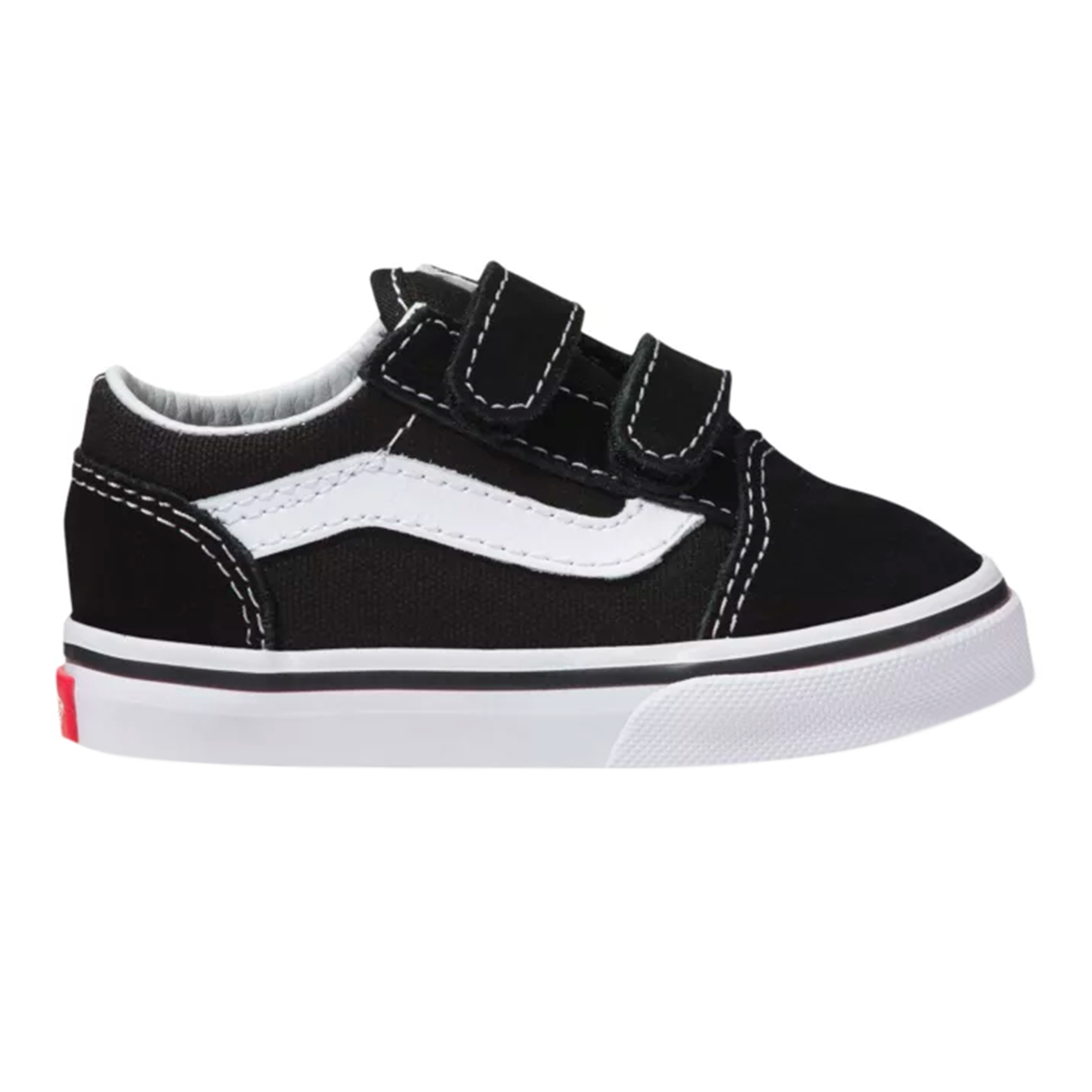 TENIS VANS OLD SKOOL INFANTIL COLOR NEGRO BLANCO